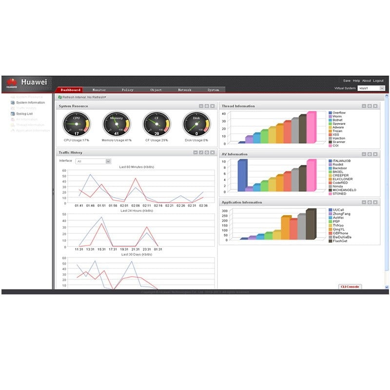 Huawei USG6000V Virtual Service Gateway