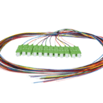 Pigtail OFIBER SC APC, G657.A1, 2m, luźna tuba, pakiet 12 sztuk kolorowych