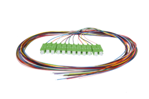 Pigtail OFIBER SC APC, G657.A1, 2m, luźna tuba, pakiet 12 sztuk kolorowych