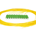 Pigtail OFIBER SC APC, G657.A1, 2m, luźna tuba, żółty, pakowany po 12 sztuk