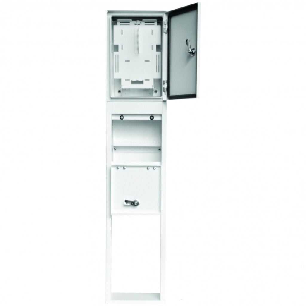 Słupek dystrybucyjny OFIBER MS-16 na 16HP, z fundamentem, metalowy