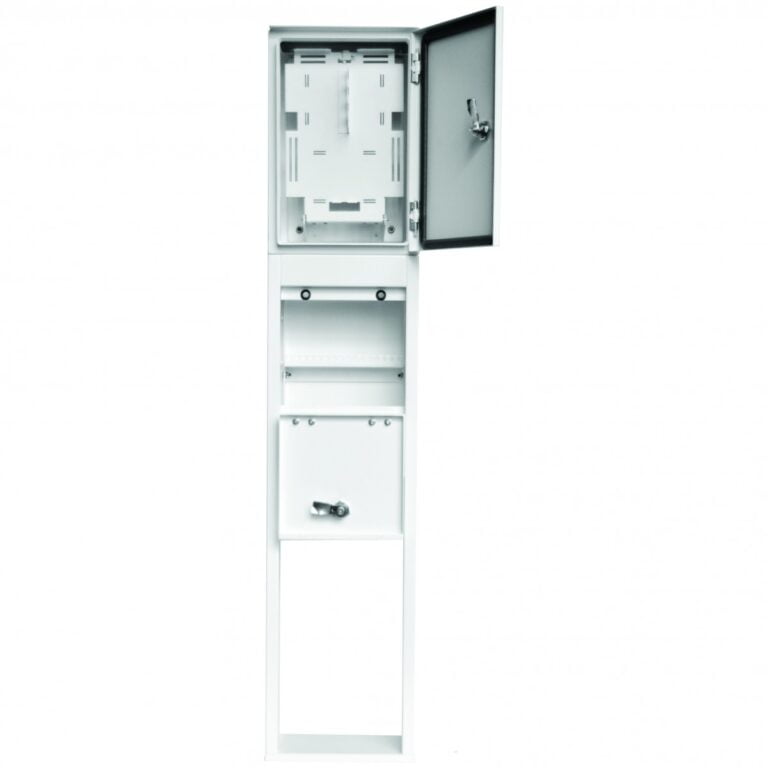 Słupek dystrybucyjny OFIBER MS-16 na 16HP, z fundamentem, metalowy